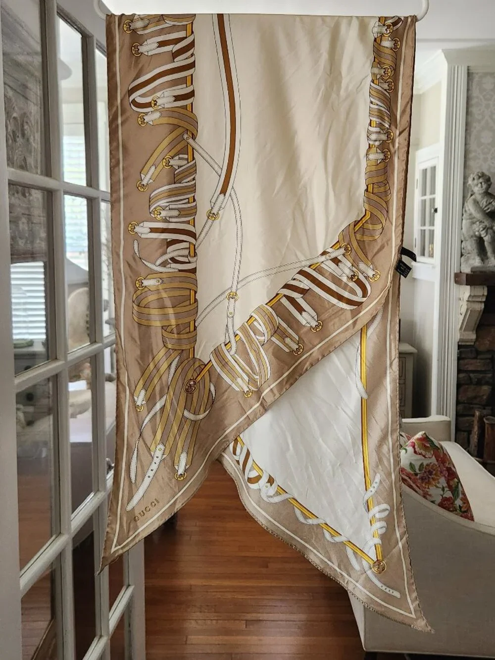 Vintage Gucci Silk Scarf